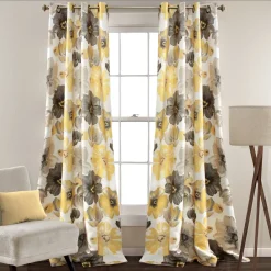 Leah Light Filtering Window Curtain Set
