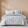 Lillian Block Print Reversible Comforter Set 3Pc