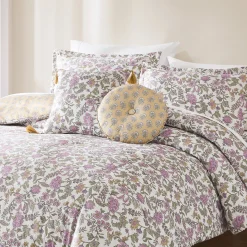 Lillian Block Print Reversible Comforter Set 5Pc