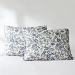 Lillian Block Print Reversible Quilt 6 Set