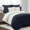 Linen Button Comforter 5 Piece Set