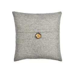 Linen Texture Woven Button Decorative Pillow Cover