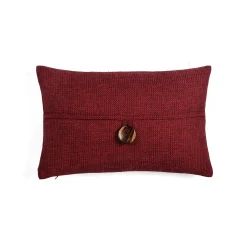 Linen Texture Woven Button Decorative Pillow Cover