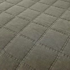 Logan Stone Washed Cotton Quilt 3 Piece Set