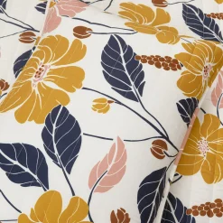 Lucia Abstract Floral Cotton Quilt Set