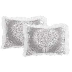 Lucianna Ruffle Edge Cotton Bedspread Set