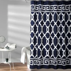 Maze Border Shower Curtain