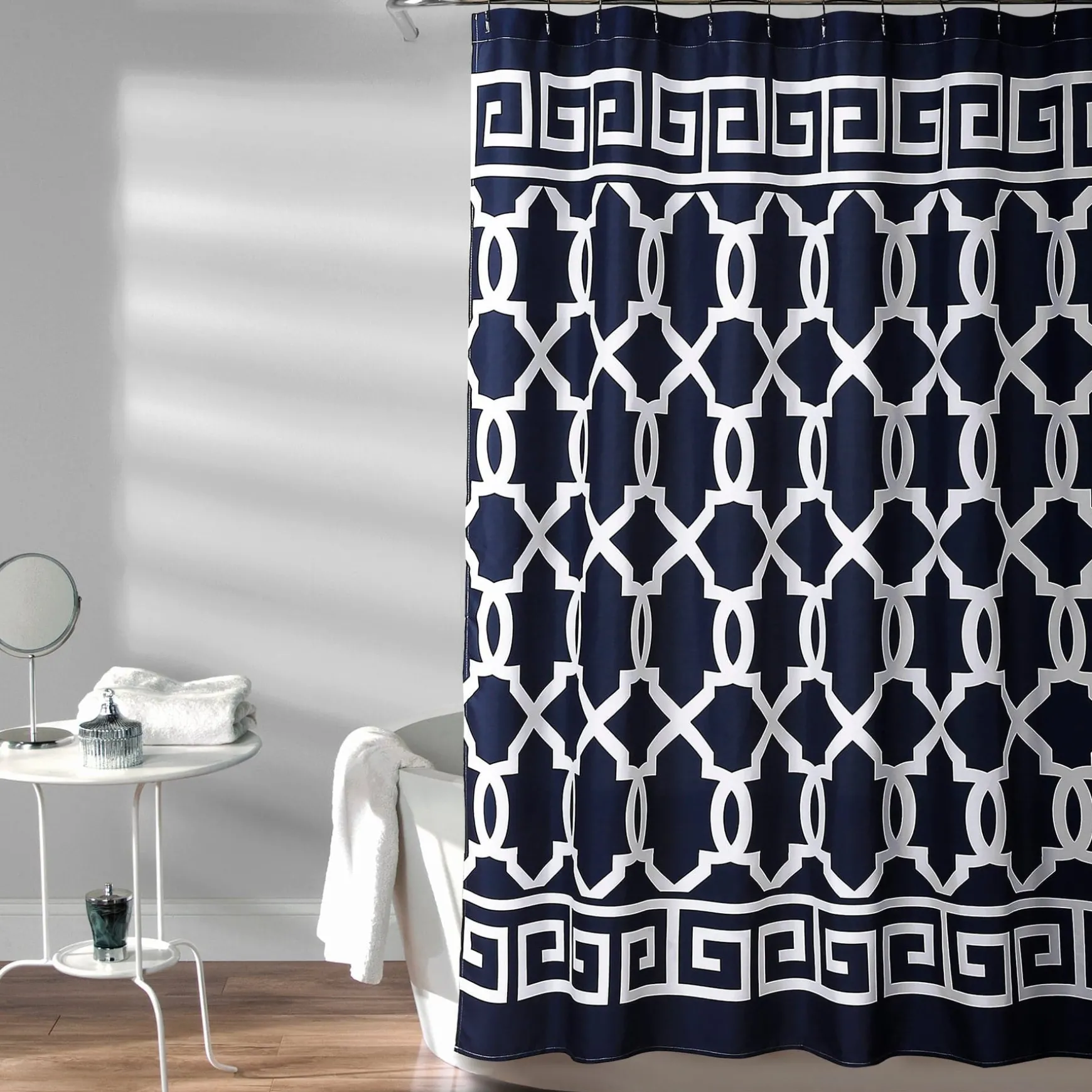 Maze Border Shower Curtain