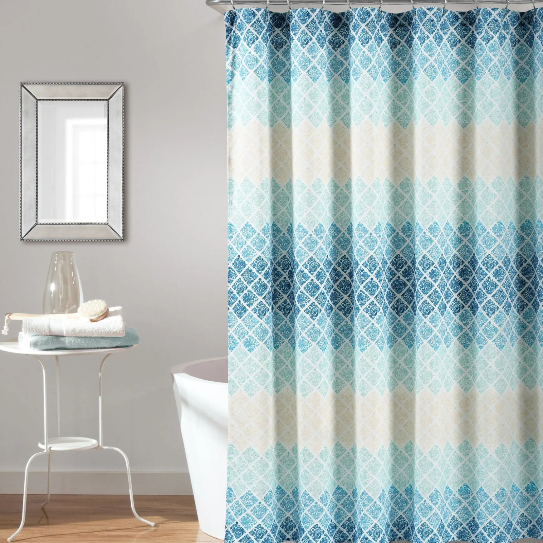 Medallion Ombre Shower Curtain