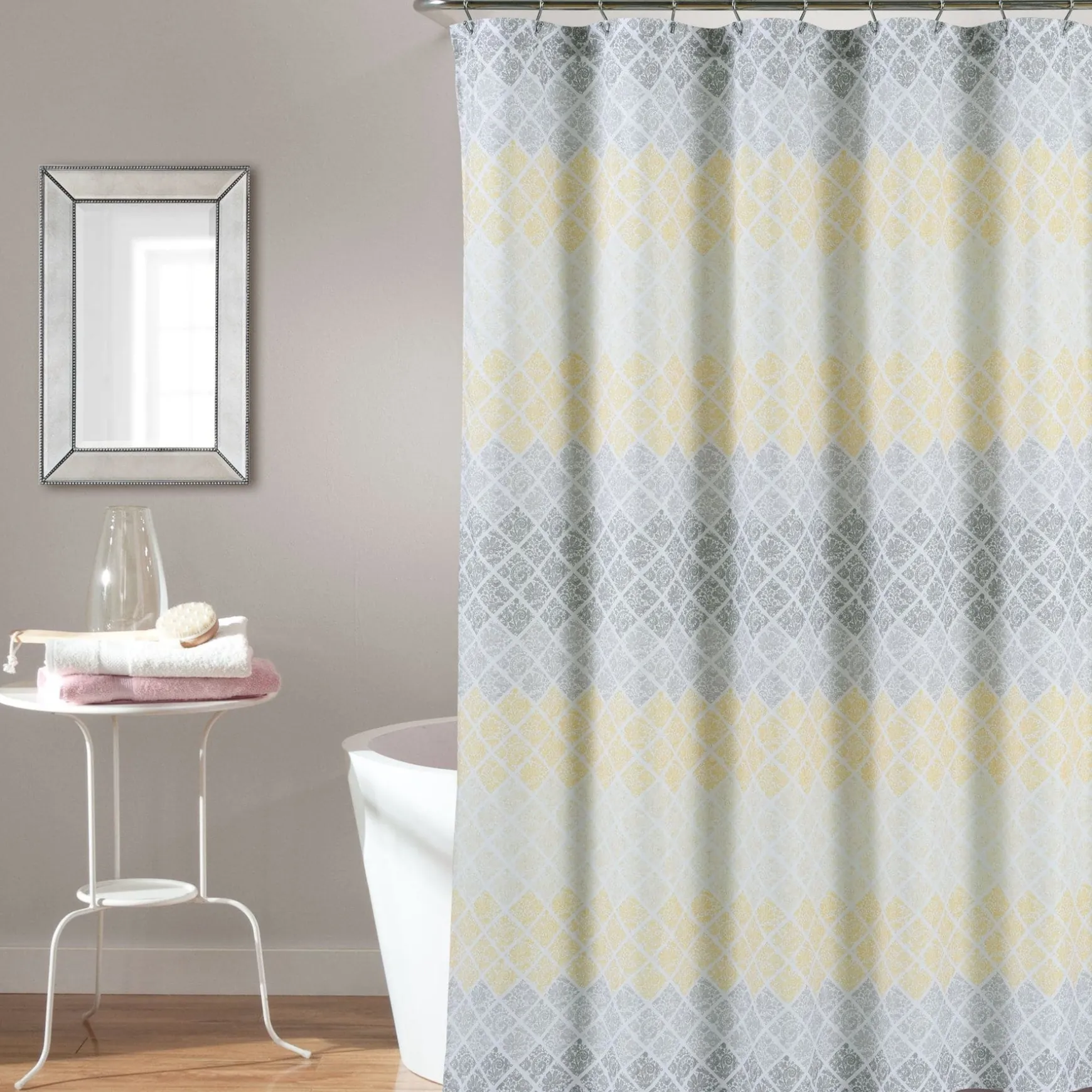 Medallion Ombre Shower Curtain