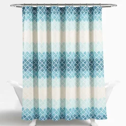 Medallion Ombre Shower Curtain