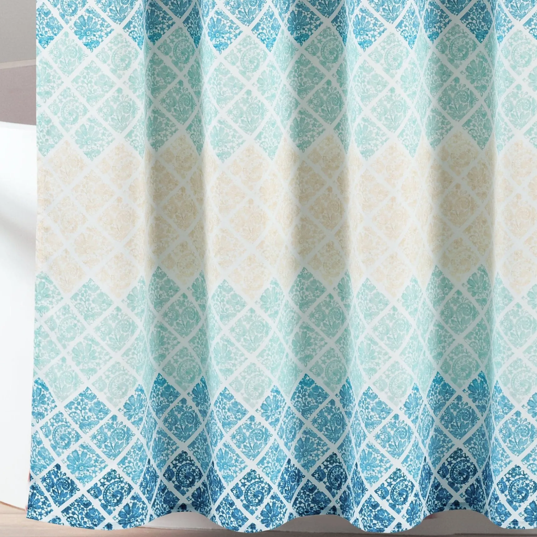 Medallion Ombre Shower Curtain