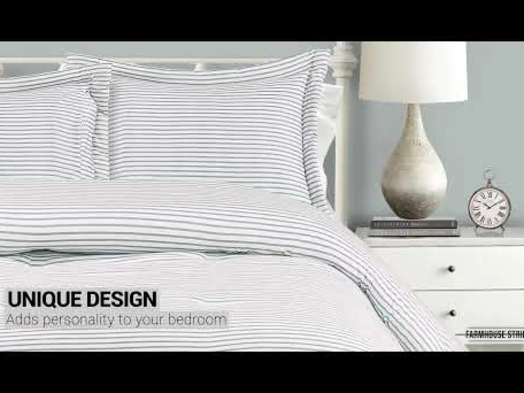 Mia Pleated Color Block Comforter 5 Piece Set