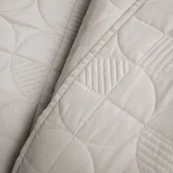 Mid Century Circle Cotton Quilt 3 Piece Set