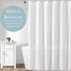 Mildew-Resistant Shower Curtain Liner