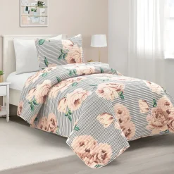 Mira Vintage Floral Oversized Quilt Set