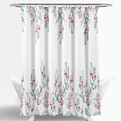 Mirabelle Watercolor Floral Shower Curtain