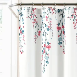 Mirabelle Watercolor Floral Shower Curtain