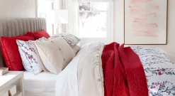 Mirabelle Watercolor Floral Reversible 3 Piece Quilt Set