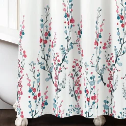 Mirabelle Watercolor Floral Shower Curtain