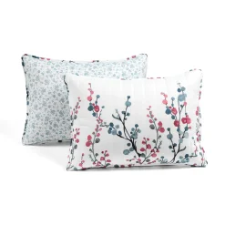 Mirabelle Watercolor Floral Reversible 3 Piece Quilt Set