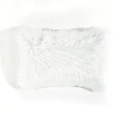 Mongolian Luca Soft Faux Fur Decorative Pillow Cover
