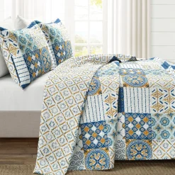 Monique Patch 3 Piece Quilt Set