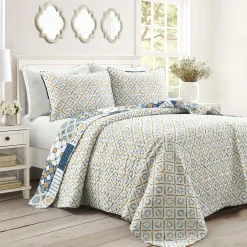 Monique Patch 3 Piece Quilt Set