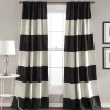 Montego Stripe Light Filtering Window Curtain Set