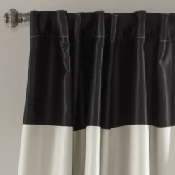 Montego Stripe Light Filtering Window Curtain Set