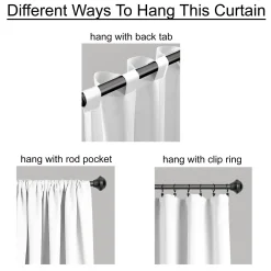 Montego Stripe Light Filtering Window Curtain Set