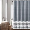 Nantucket Yarn Dyed Tassel Fringe Shower Curtain
