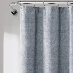 Nantucket Yarn Dyed Tassel Fringe Shower Curtain