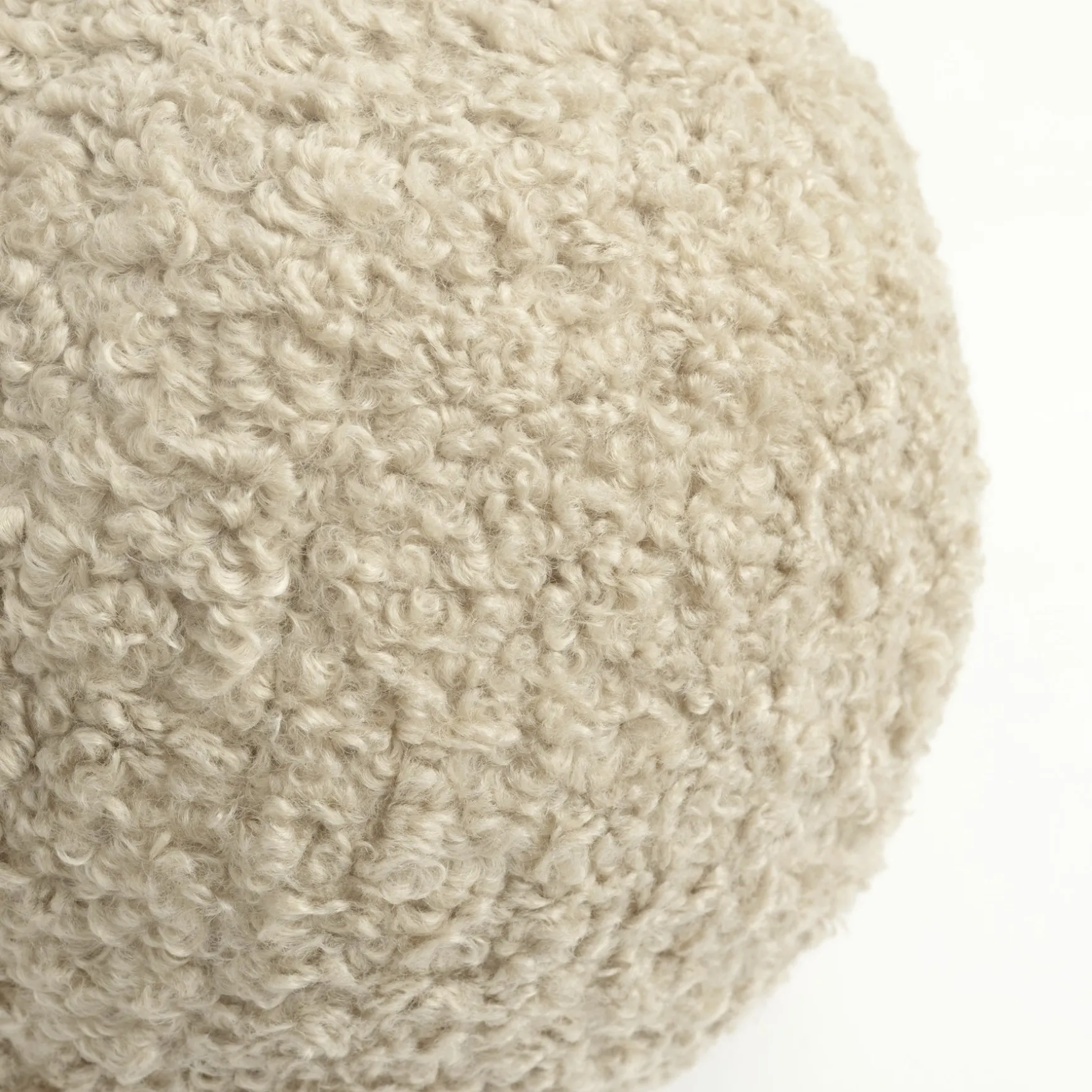 Neo Boucle Sphere Ball Throw Pillow