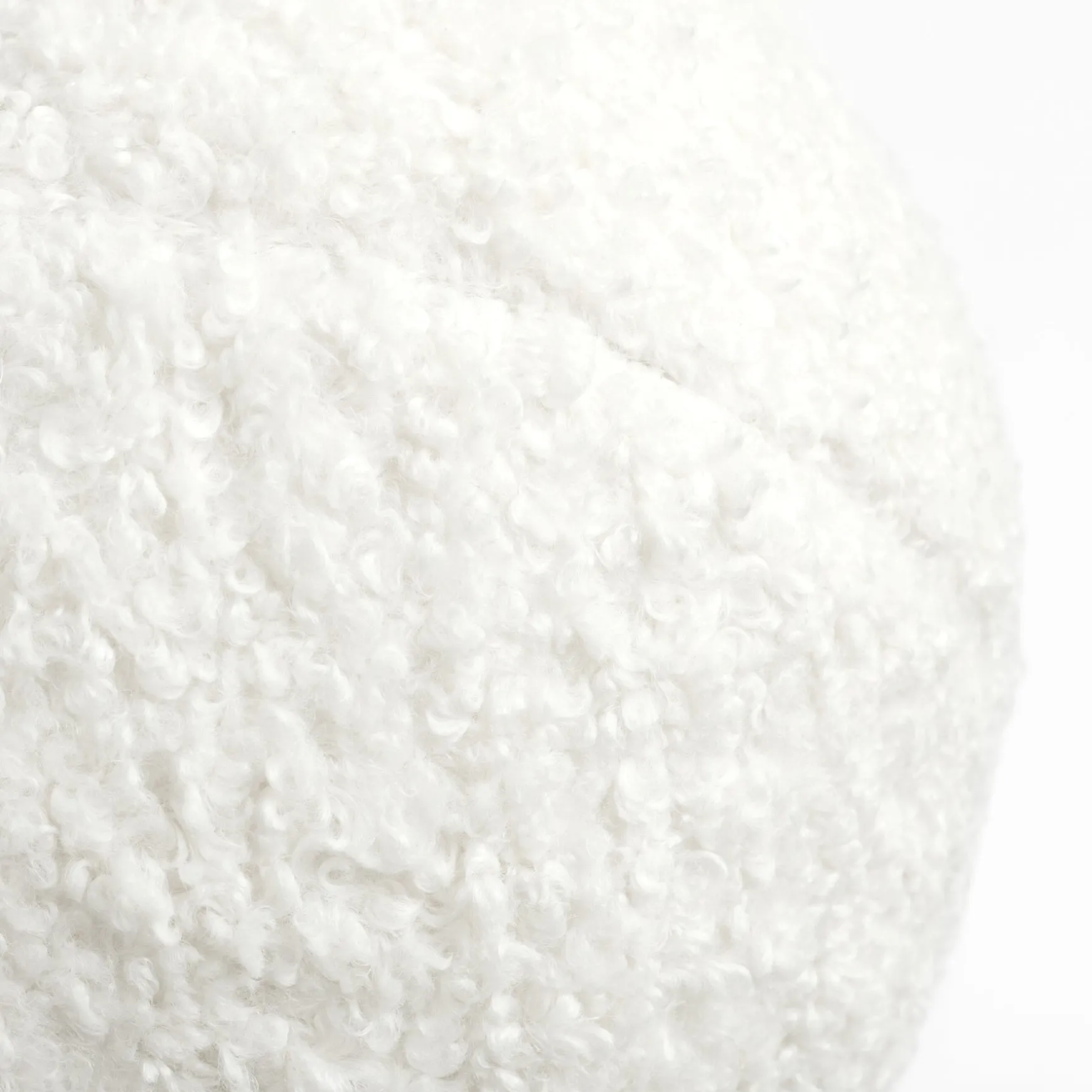 Neo Boucle Sphere Ball Throw Pillow