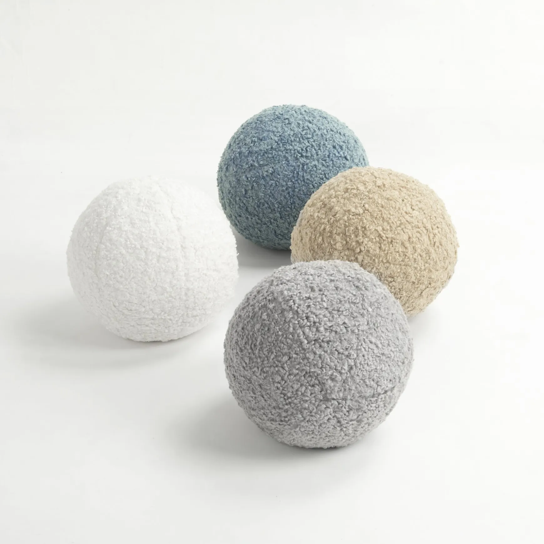 Neo Boucle Sphere Ball Throw Pillow