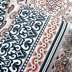 Nesco Stripe Cotton Duvet Cover 3 Piece Set