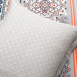 Nesco Stripe Cotton Duvet Cover 3 Piece Set