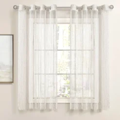 Night Sky String Thread Window Curtain Panel