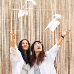 Night Sky String Thread Window Curtain Panel