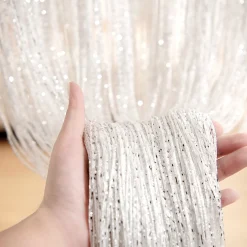 Night Sky String Thread Window Curtain Panel