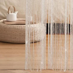 Night Sky String Thread Window Curtain Panel