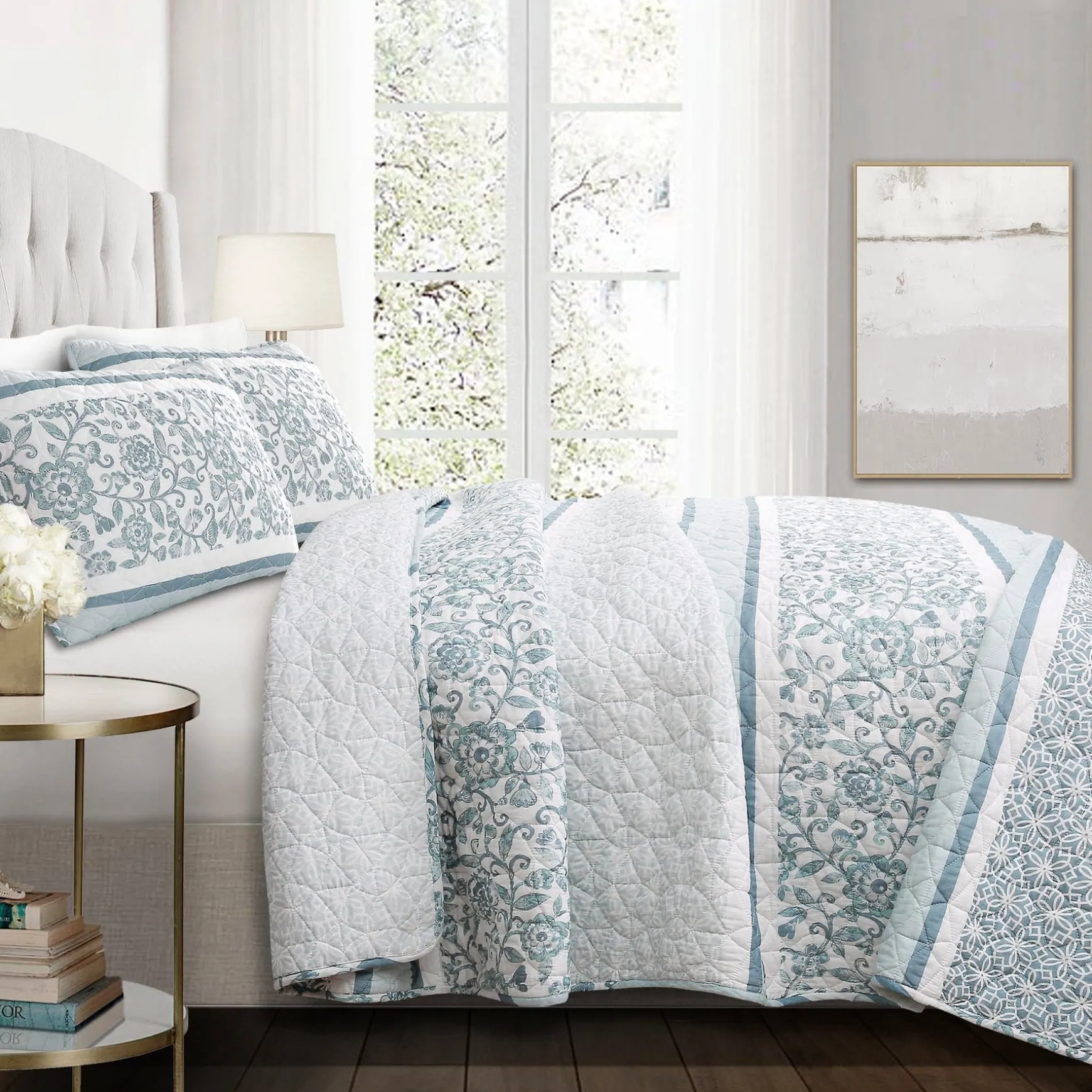 Nisha 3 Piece Quilt Set