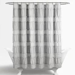 Nova Ruffle Shower Curtain