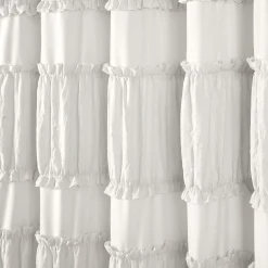 Nova Ruffle Shower Curtain