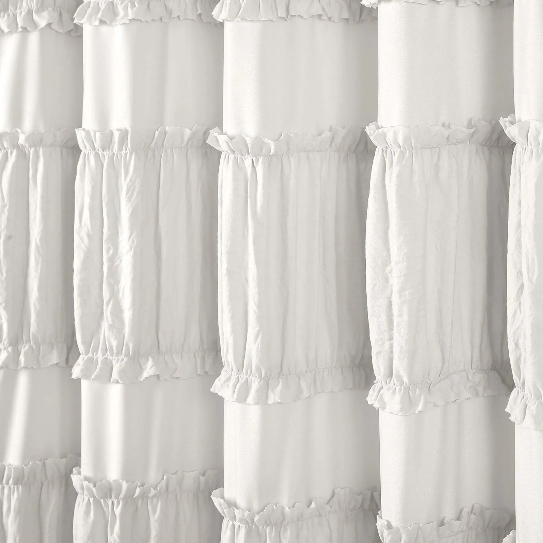 Nova Ruffle Shower Curtain