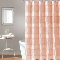 Nova Ruffle Shower Curtain