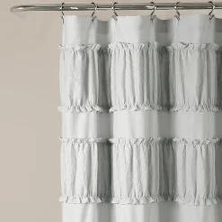 Nova Ruffle Shower Curtain