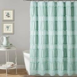Nova Ruffle Shower Curtain
