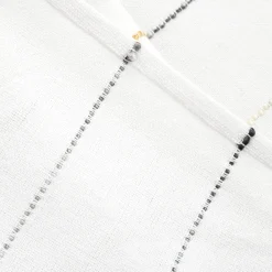 Ombre Stripe Yarn Dyed Recycled Cotton Blend Throw